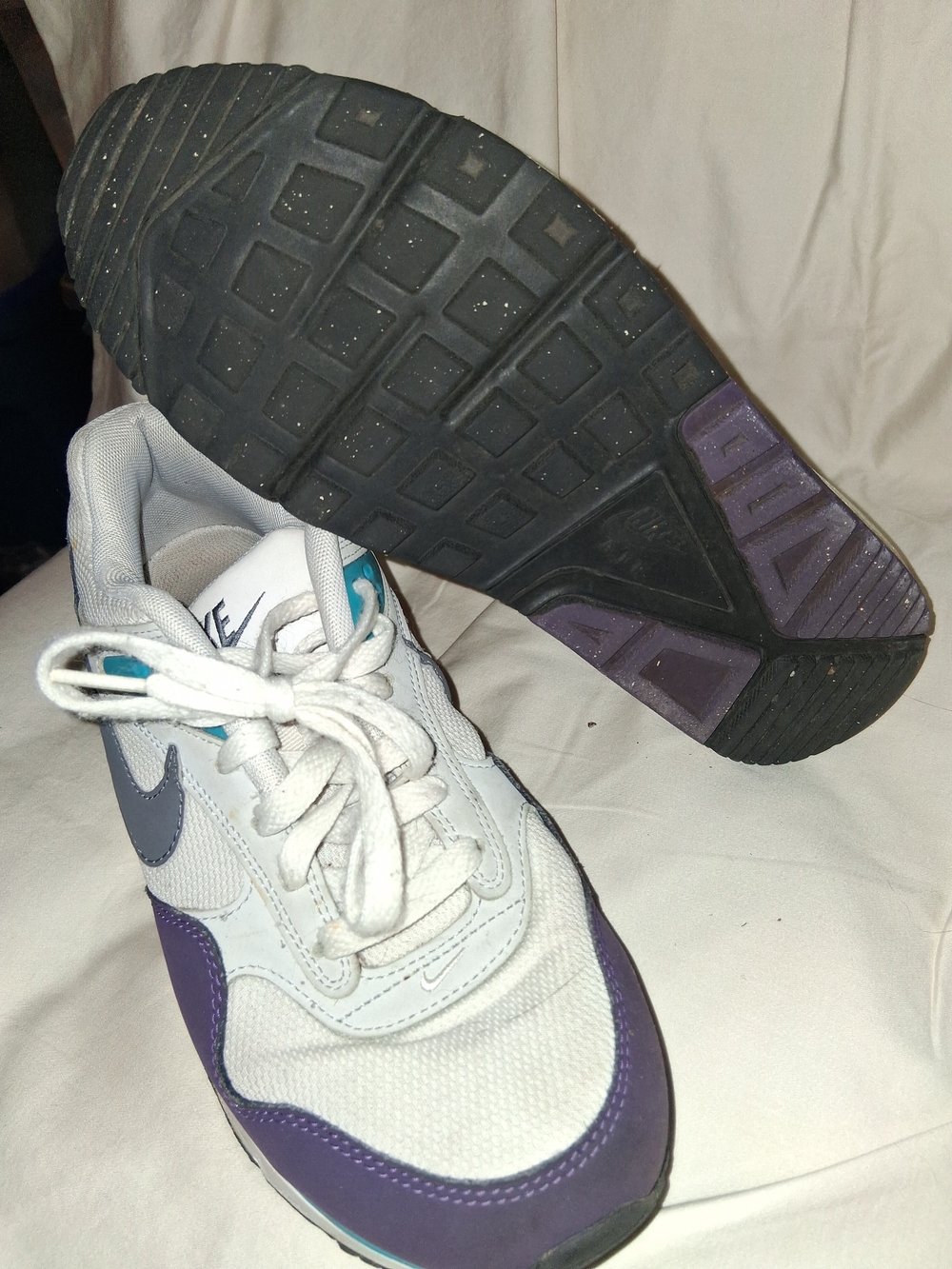 Nike Women’s White & Purple Running Sneakers
